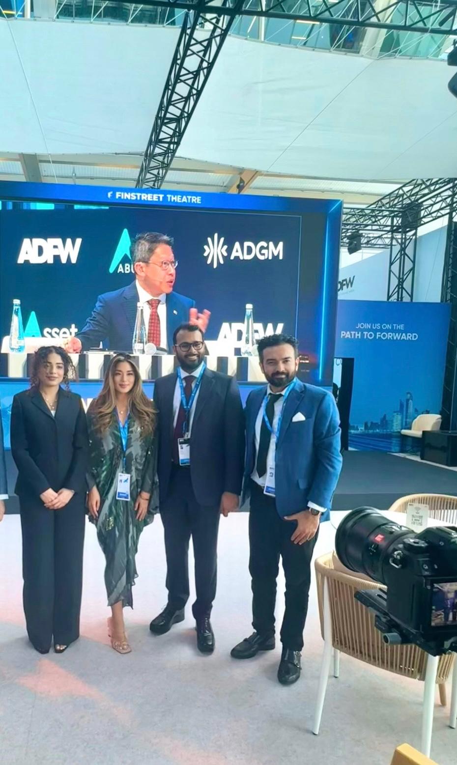 Vela members at the ADFW ADGM event