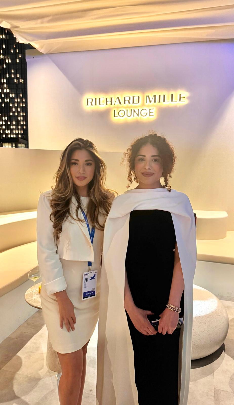 Vela members at the Richard Mille Lounge